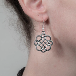 Boucles d'oreilles noeud celtique