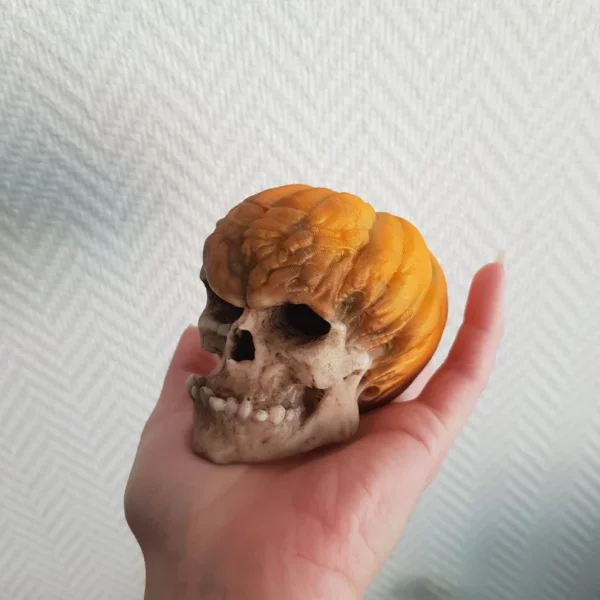 Crâne démon citrouille