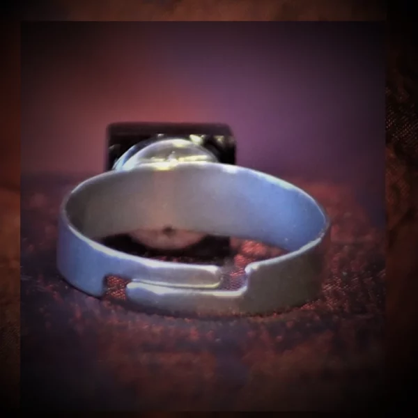 Bague avec ornement carré – Image 3