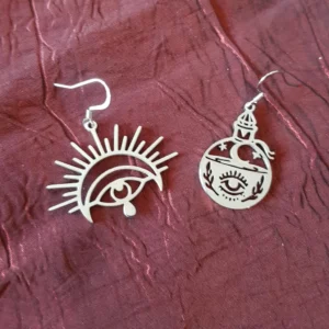 Boucles d'oreilles asymétriques Visions