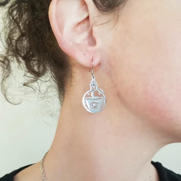 Boucles d'oreilles asymétriques Visions