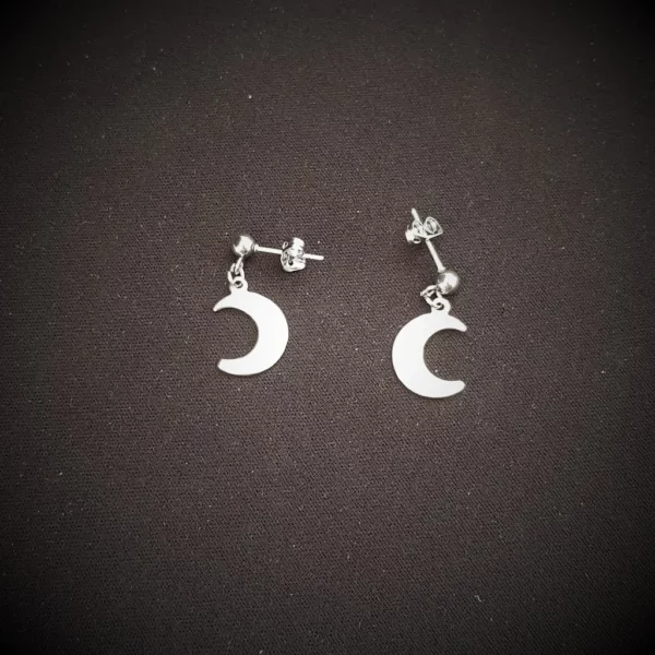 Boucles d'oreilles petit croissant de lune