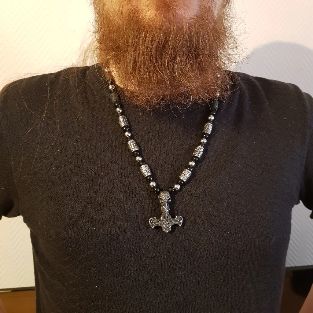 Collier viking marteau de Thor