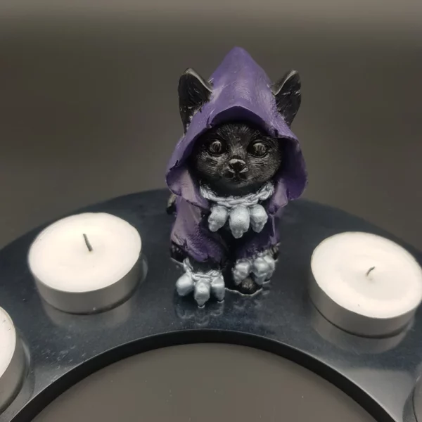 Bougeoir Lune Witchy kitty