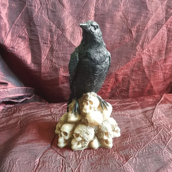 Statuette gothique le corbeau du cimetierre – Image 4