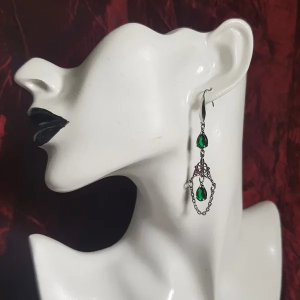 Boucles d'oreilles elfiques avec entrelacs – Image 4