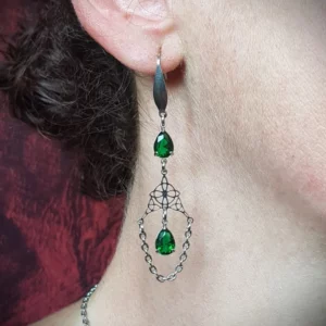 Boucles d'oreilles elfiques avec entrelacs