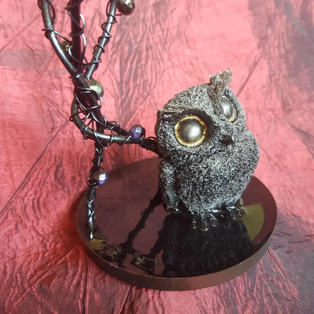 Bougeoir petit hibou d'automne – Image 2